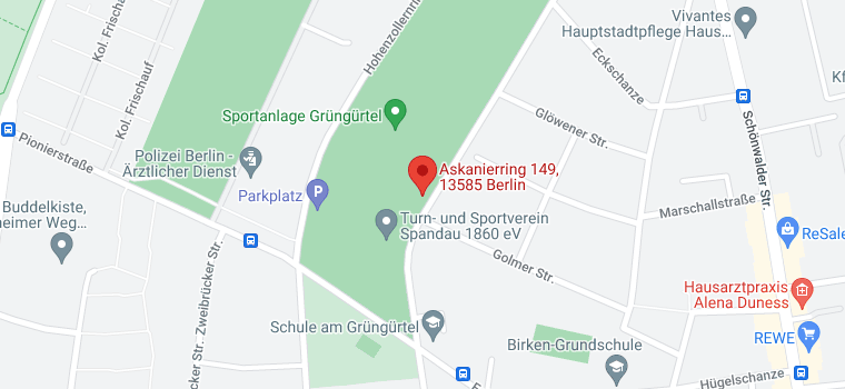 Karte Askanierring 149, 13585 Berlin