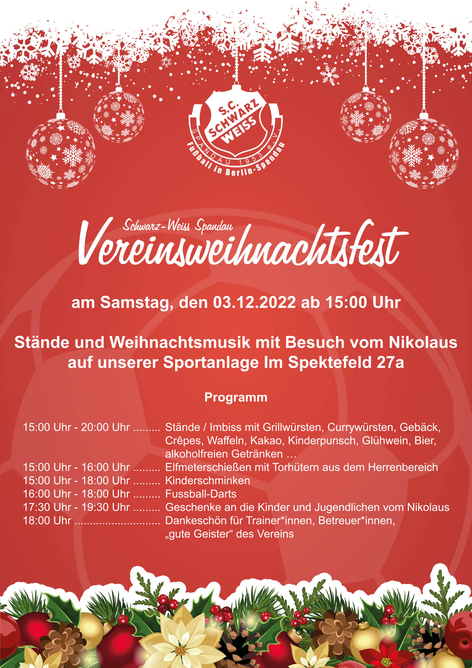 Vereinsweihnachtsfest am 03.12.2022! post thumbnail image