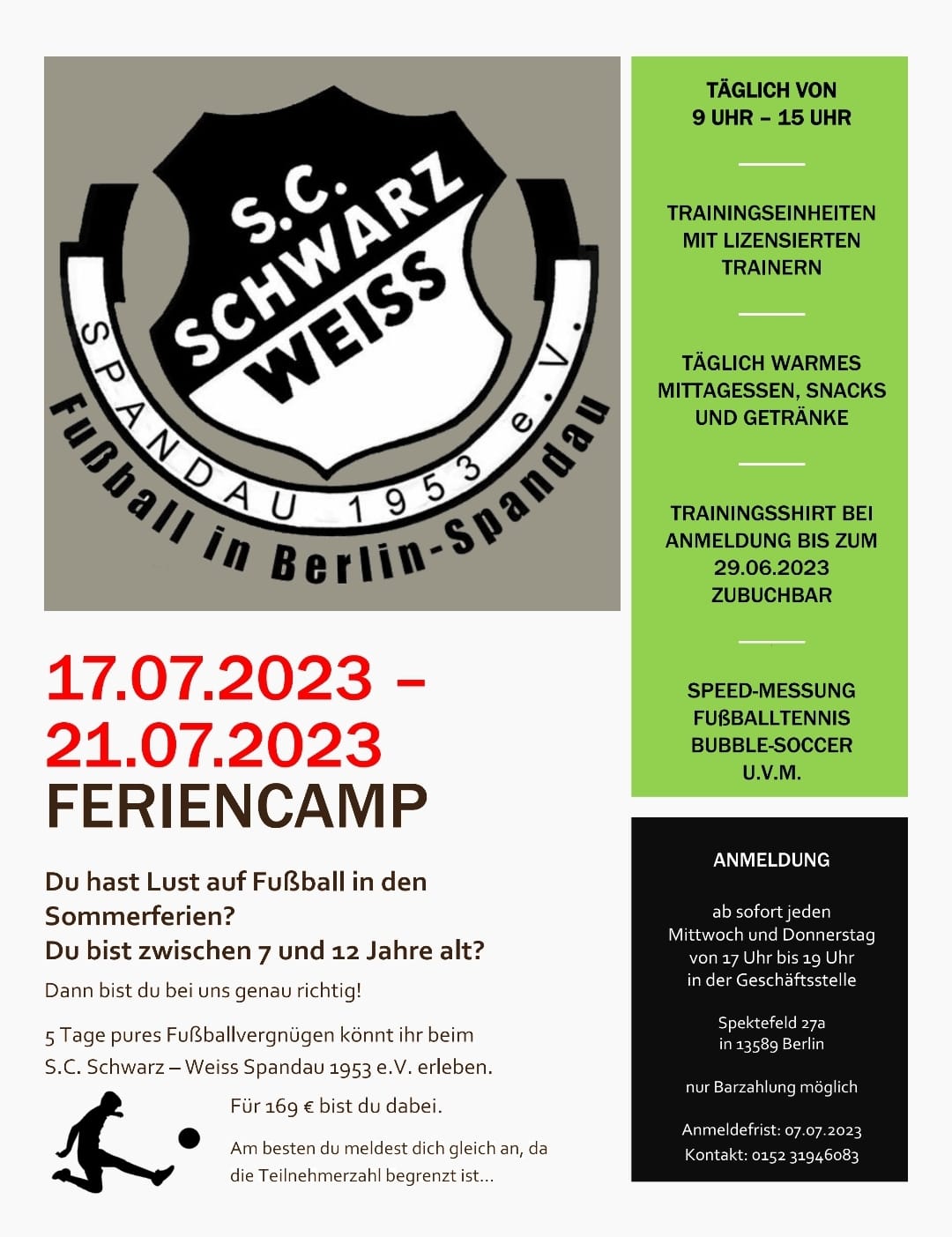 Fußballcamp im Sommer 2023 post thumbnail image