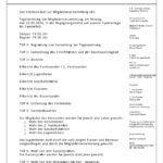 Mitgliederversammlung